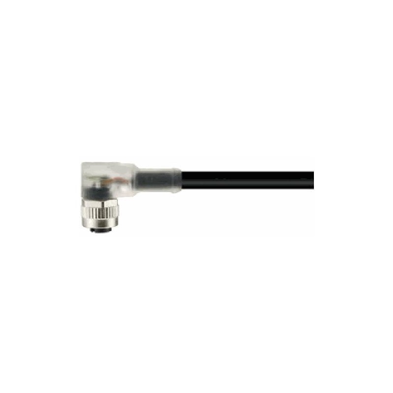 Connecteur femelle M8, 3 pol.,   IP67, 4A, non-blindé